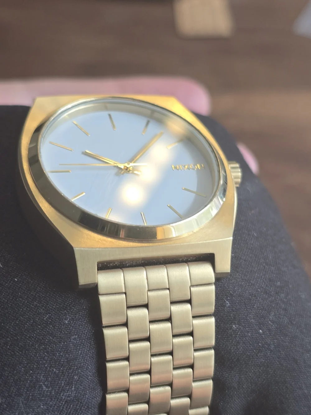 Nixon Men's Gold Stainless Steel Watch